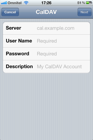 IPhone dav setup menu.png